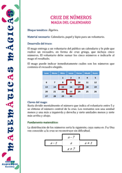 Cruz de n&uacute;meros